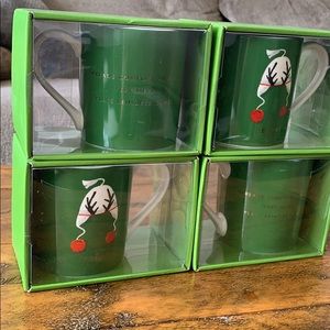Kate Spade Festive Holiday Mugs (4 pack)